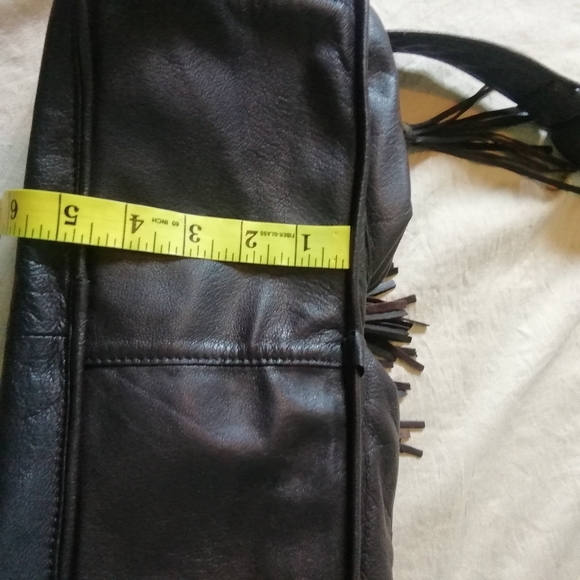 Genuine leather crossbody messenger bag - Picture 12 of 12